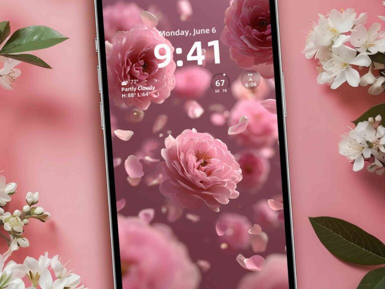 Pink Rose Wallpapers (iPhone HD Backgrounds)